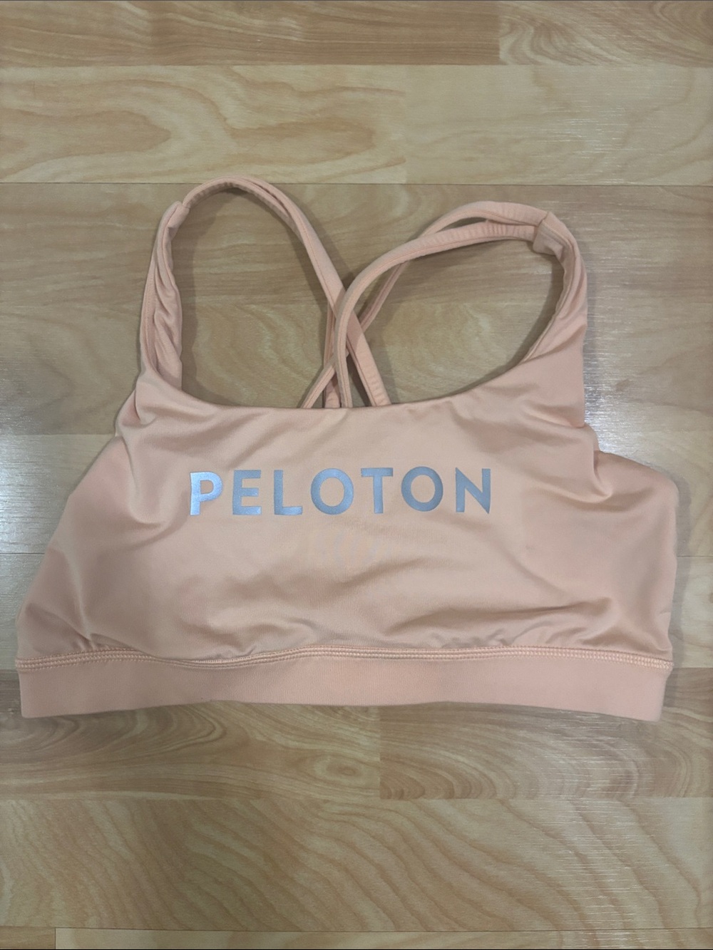 lululemon athletica Peach/Light Coral Strappy Sports Bra
